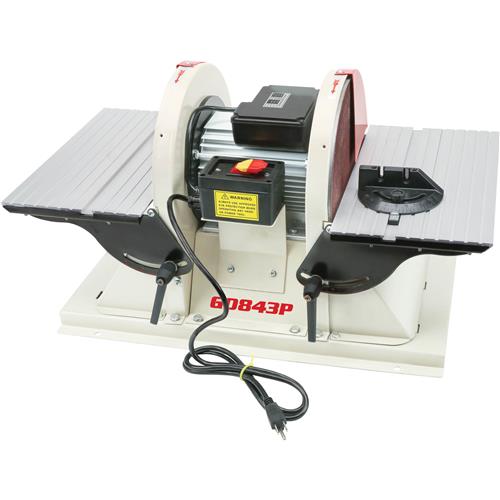 Image for Grizzly G0843P - 12" Double Disc Sander - Polar Bear Series