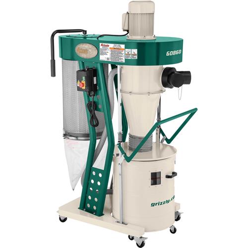 Image for Grizzly G0860 - 1-1/2 HP Portable Cyclone Dust Collector