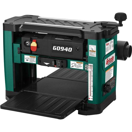 Image for Grizzly G0940 - 13" 2 HP Benchtop Planer w/ Helical Cutterhead