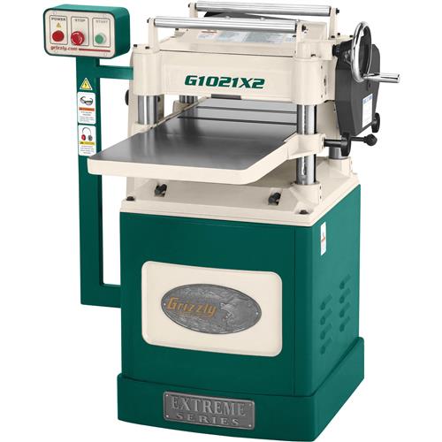 Image for Grizzly G1021X2 - 15" 3 HP Extreme Series Planer w/ Helical Cutterhead