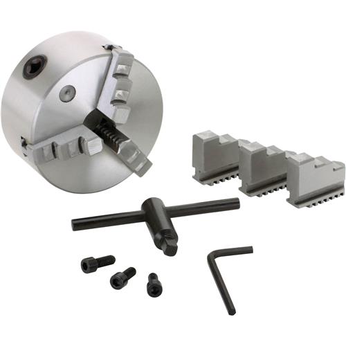 Image for Grizzly G9830 - 5" 3-Jaw Plain Back Scroll Chuck