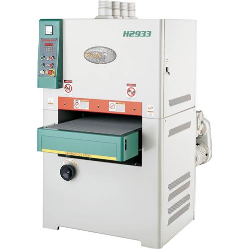 Image for Grizzly H2933 - 24" 15 HP 3-Phase Double Head Wide-Belt Sander