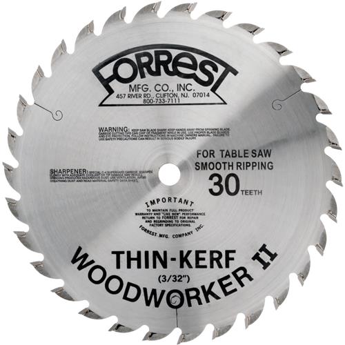 Image for Forrest H4746 - 10" x 5/8" 30t ATB Ripping Blade