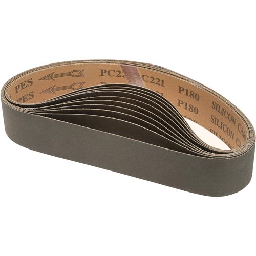 Image for Grizzly H5021 - 2" x 27" S/C Sanding Belt 180 Grit, 10 pk.