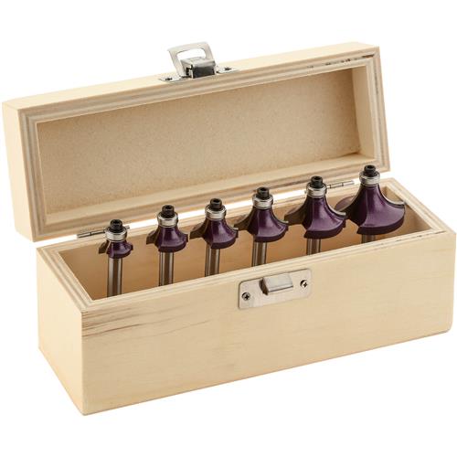 Image for Grizzly H5543 - Deluxe Roundover 6 Pc. Set, 1/4" Shank