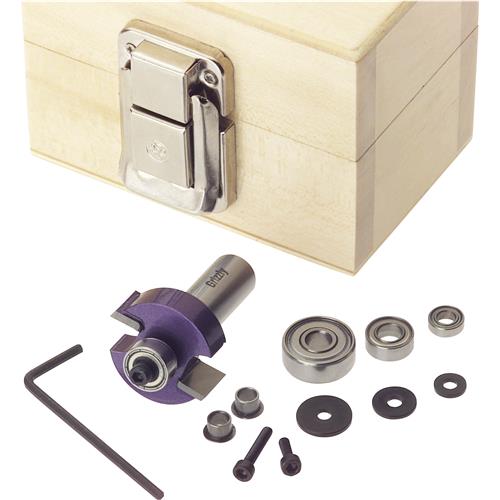 Image for Grizzly H5545 - Deluxe Rabbeting Set 4 Bearings, 1/2" Shank
