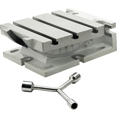 Image for Grizzly T10221 - 7" x 7" Horizontal / Vertical T Slot Tilting Table