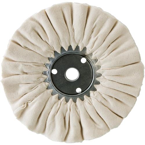 Image for 10" x 3 x 16 Ply x 7/8" Domet Flannel Buffing Wheel, 3200 RPM