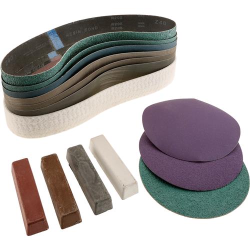 Image for Grizzly T28097 - Abrasive Starter Kit for the T28093 Sanding Attachment