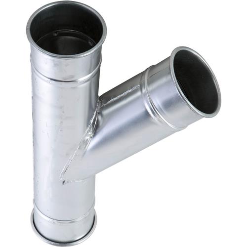 Image for US Duct T28524 - 4" to 4" x 4" 45 Deg Industrial Dust Collection Branch