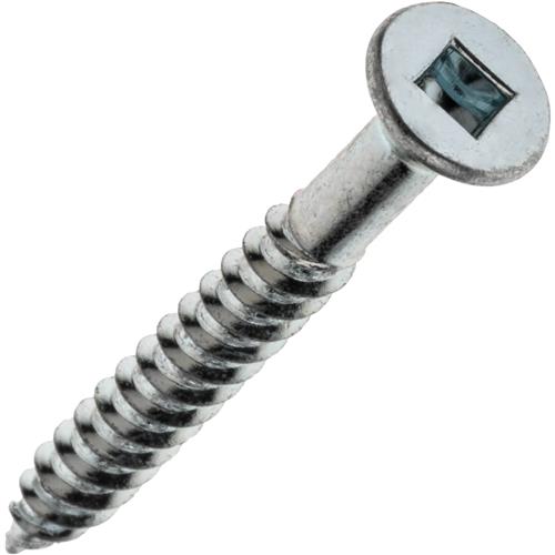 Image for Minerallac T28838 - #8 x 1-1/2" #2 Bit Zinc Square Drive Flat Head Wood Screw, 100 pc.