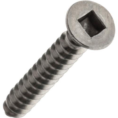 Image for Minerallac T28887 - #6 x 1" #1 Stainless Steel Square Drive Flat Head Sheet Metal Screw, 100 pc.