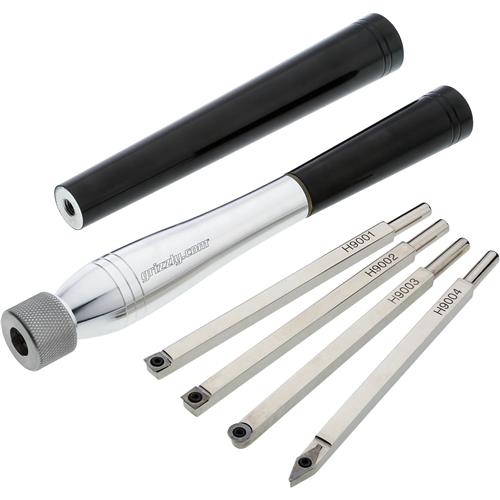 Image for Grizzly T30498 - 6 Pc. Collet Woodturning Chisel Set With Carbide Inserts and Aluminum Handles