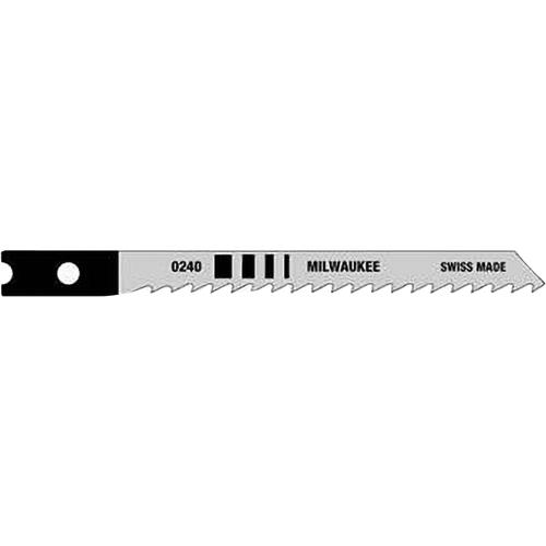 Image for Milwaukee T31361 - 4" 10 TPI U-Shank High Carbon Steel Jigsaw Blade, 5 pk.