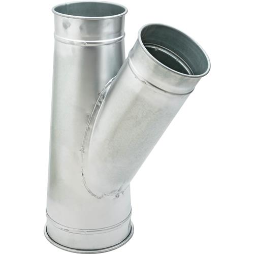 Image for US Duct T32229 - 8" x 6" x 6" 30 Deg Industrial Dust Collection Standard Branch