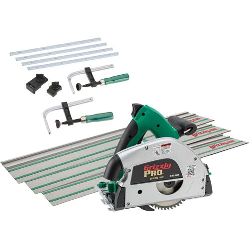 Image for Grizzly PRO T33300ZX - 6-1/4" Track Saw Bundle
