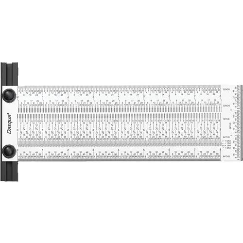 Image for Dasqua T33326 - 8" Precision Marking Wide T-Rule