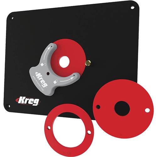 Image for Kreg T33359 - Kreg Precision Router Table Insert Plate w/Level-Loc Rings (non-predrilled)