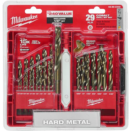 Image for Milwaukee T33423 - RED HELIX Cobalt Drill Bit Set - 29 pc.