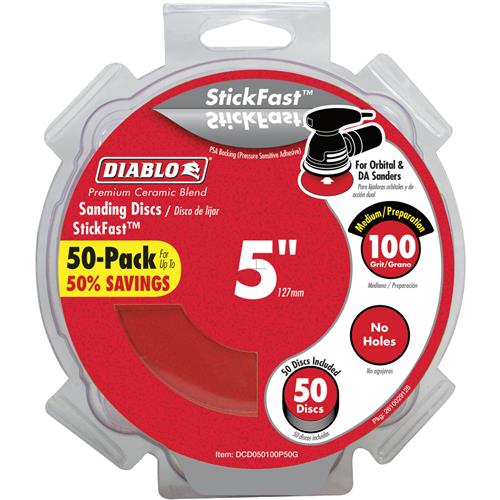 Image for Diablo T33534 - 5" 120 Grit (Fine) ROS StickFast™ Discs 50 Pk