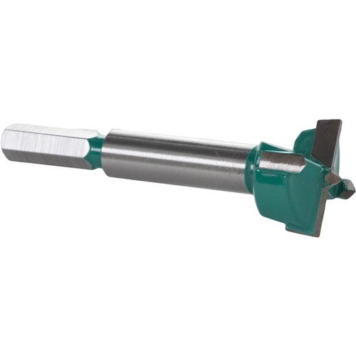 Image for Grizzly PRO T33727 - 1-1/8" Tungsten Carbide Hex Shank Forstner Bit