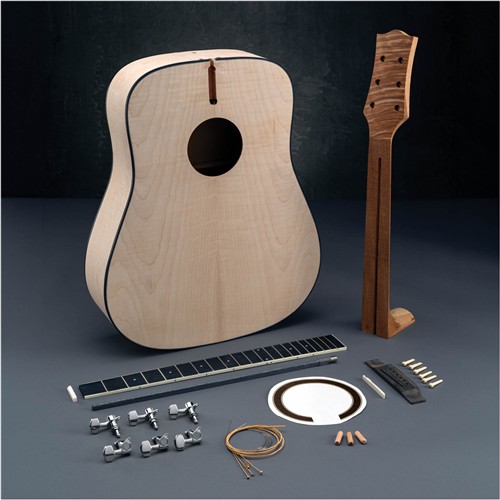 Image for Grizzly T33953 - Fiddleback Maple Acoustic Guitar Kit