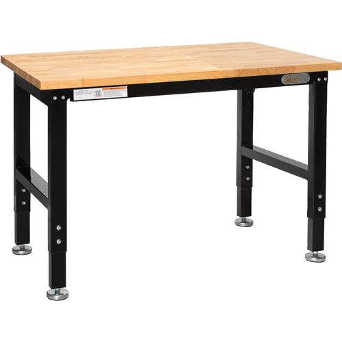Image for Grizzly T34010 - 4' Adjustable Heavy-Duty Workbench with Outlets
