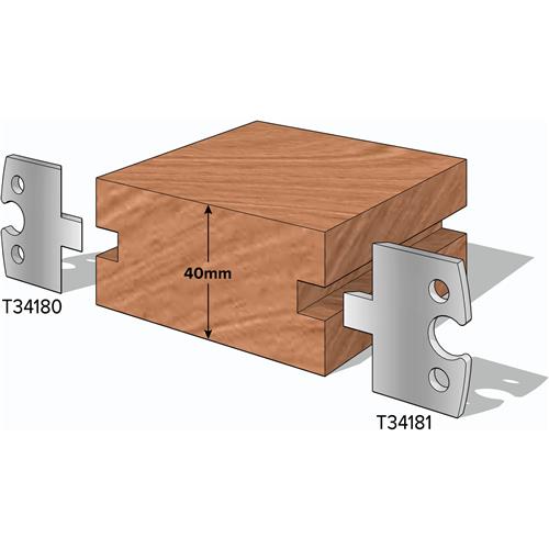 Image for Grizzly T34180 - 1-1/2" T&G Knives Female, 2-Pk.