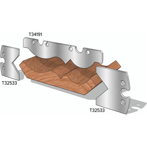 Image for Grizzly T34533 - Crown Moulding Side Knives for T34191, 2-Pk.