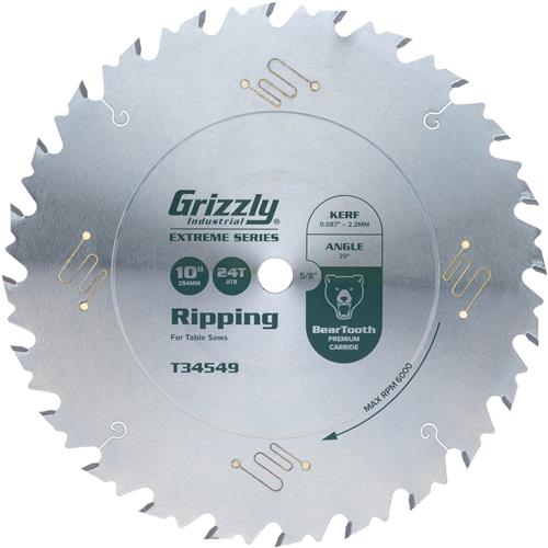 Image for 10" x 5/8" 24T ATB Extreme Series Thin Kerf Ripping Saw Blade