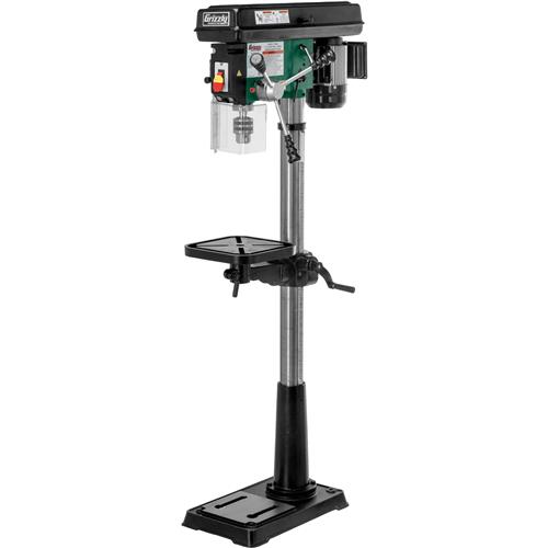 Image for Grizzly T34609 - 15" Floor Drill Press w/ LED & Laser Guide