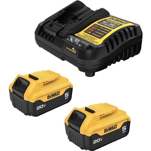 Image for DeWalt T34631 - 20V MAX 5AH Battery and Charger Kit