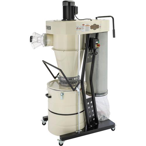 Image for Shop Fox W1869 - 3 HP Portable Cyclone Dust Collector