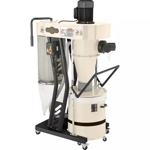 Shop Fox W1867 - 1-1/2 HP Portable Cyclone Dust Collector